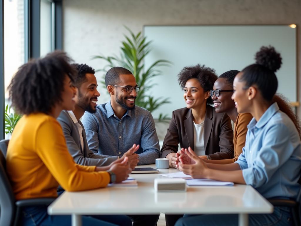 Diverse workplace collaboration